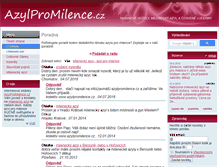 Tablet Screenshot of poradna.azylpromilence.cz