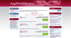 Desktop Screenshot of inzerce.azylpromilence.cz